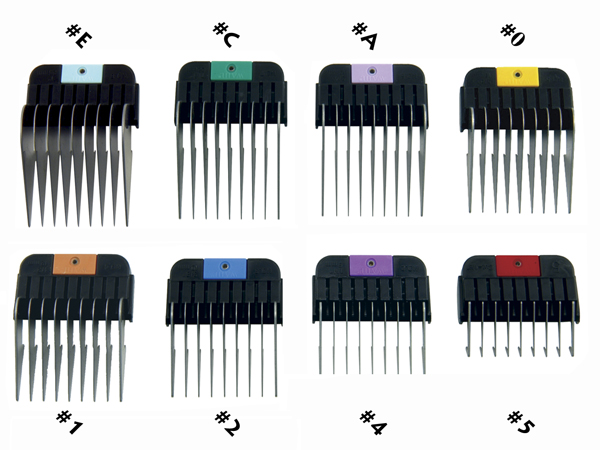 wahl clipper comb sizes