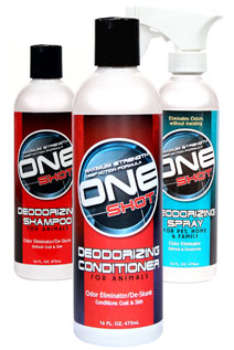Best Shot One Shot Deodorizing 3 part system for dogs