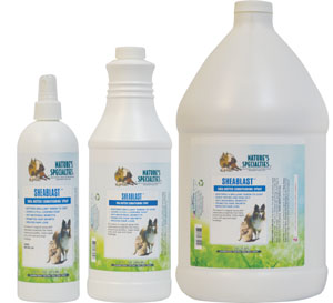 Nature's Specialties SheaBlast Spray for Professional Dog and Cat Groomers