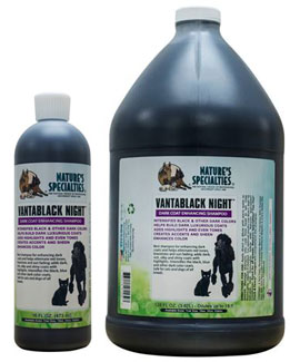 Nature's Specialties Vanta Black Knight Dark Coat Enhancing Shampoo for Dogs