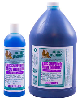 Nature's Specialties Aloe Bluing Shampoo with optical brightners