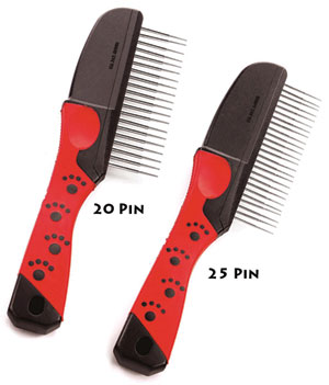 Paw Print Poodle Combs