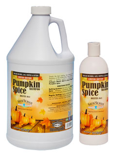 Show Season Pumpkin Spice Holiday Pet Shampoo for Dogs and Cats